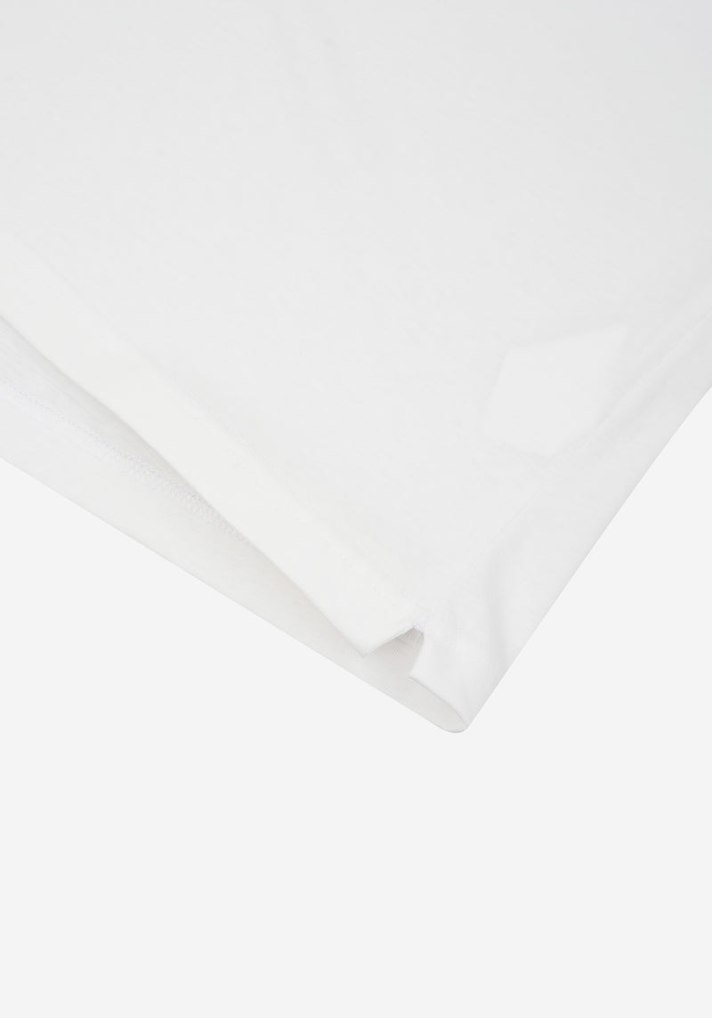 Optic White Cotton Polo Shirt
