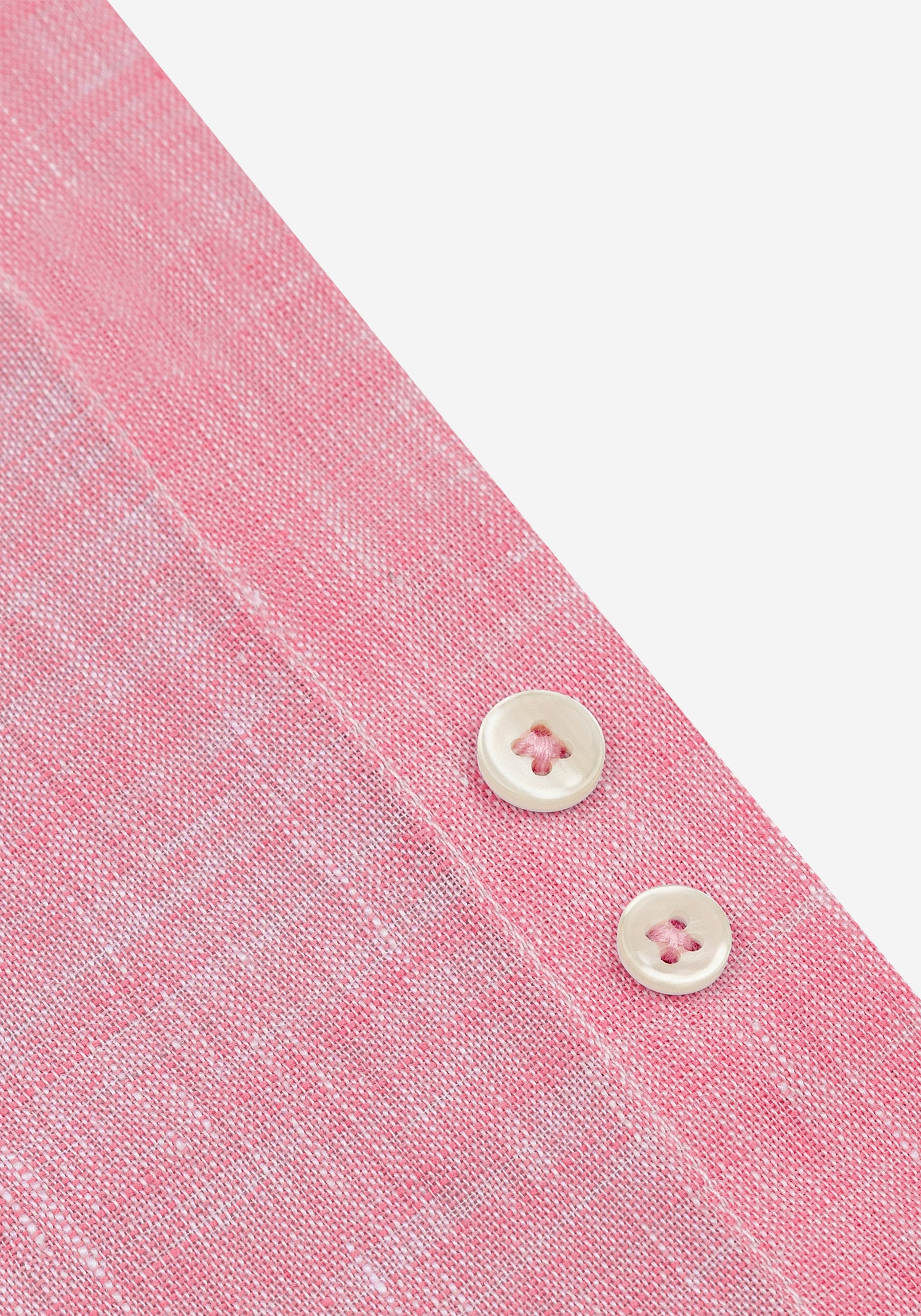 Coral Pink Belgian Linen Shirt