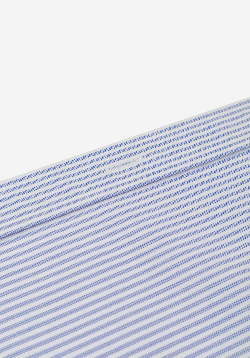 Dust Blue Stripe Oxford Shirt