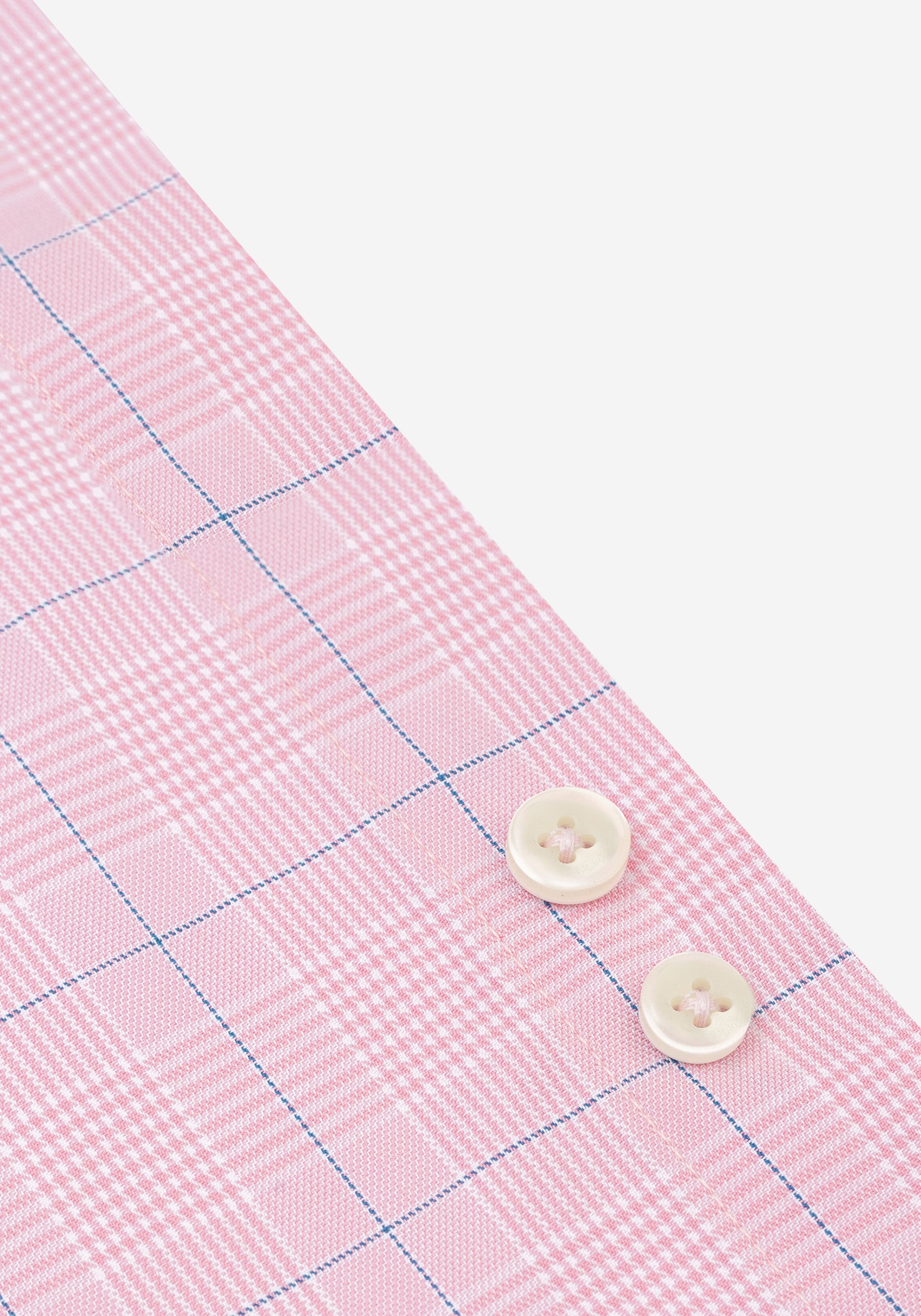Cherry Pink Checked Signature Twill Shirt