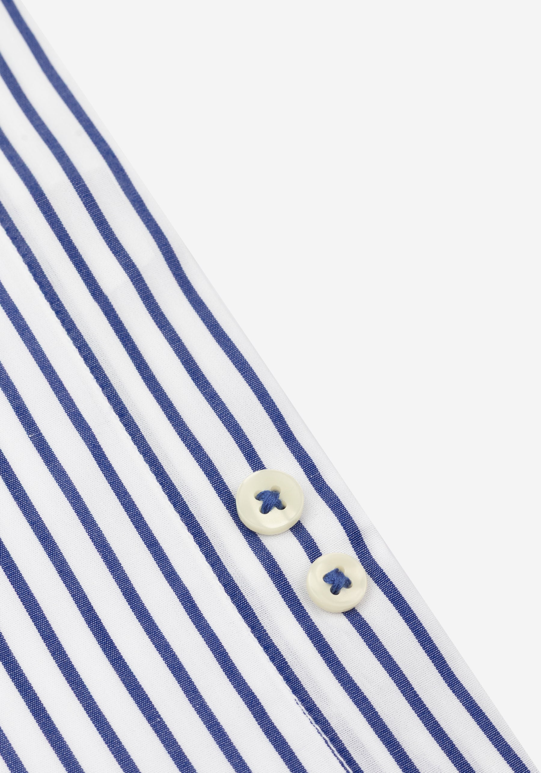 Imperial Blue Stripe Poplin Shirt