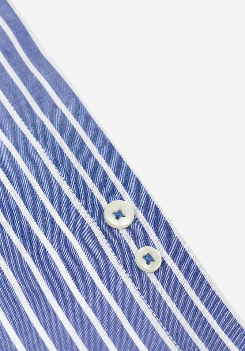 Vast Blue Stripe Poplin Shirt