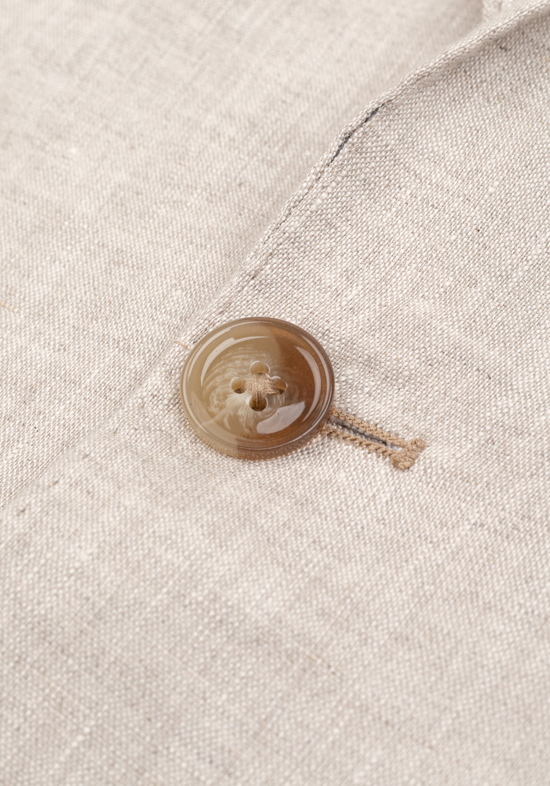 Shore Beige Pure Linen Blazer