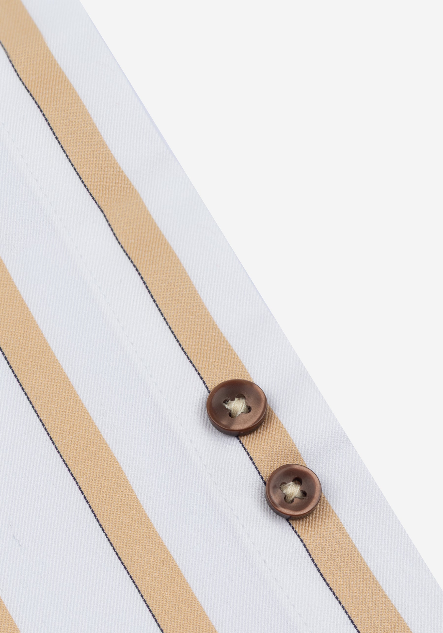 Desert Beige Stripe Signature Twill Shirt