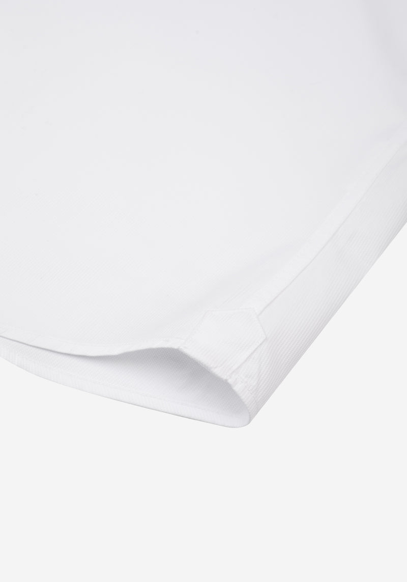 Royal White Stripe Piqué Shirt
