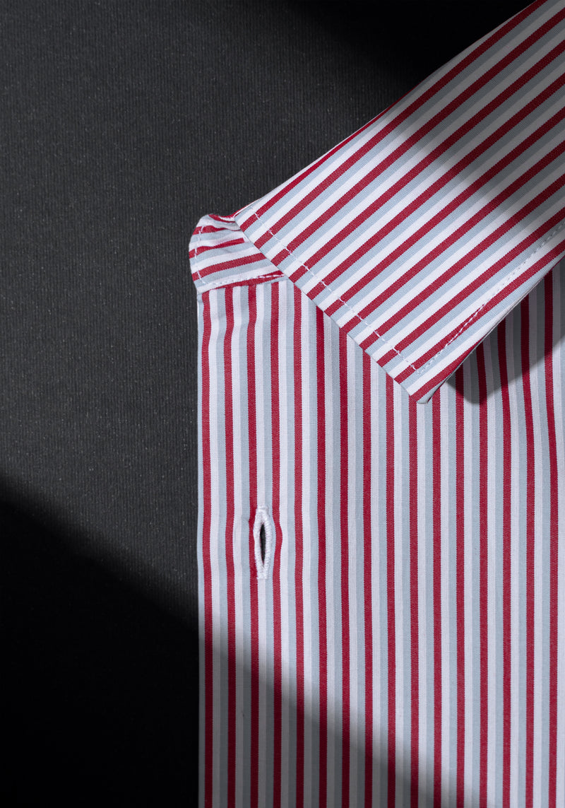 Fiesta Red Stripe Oxford Shirt