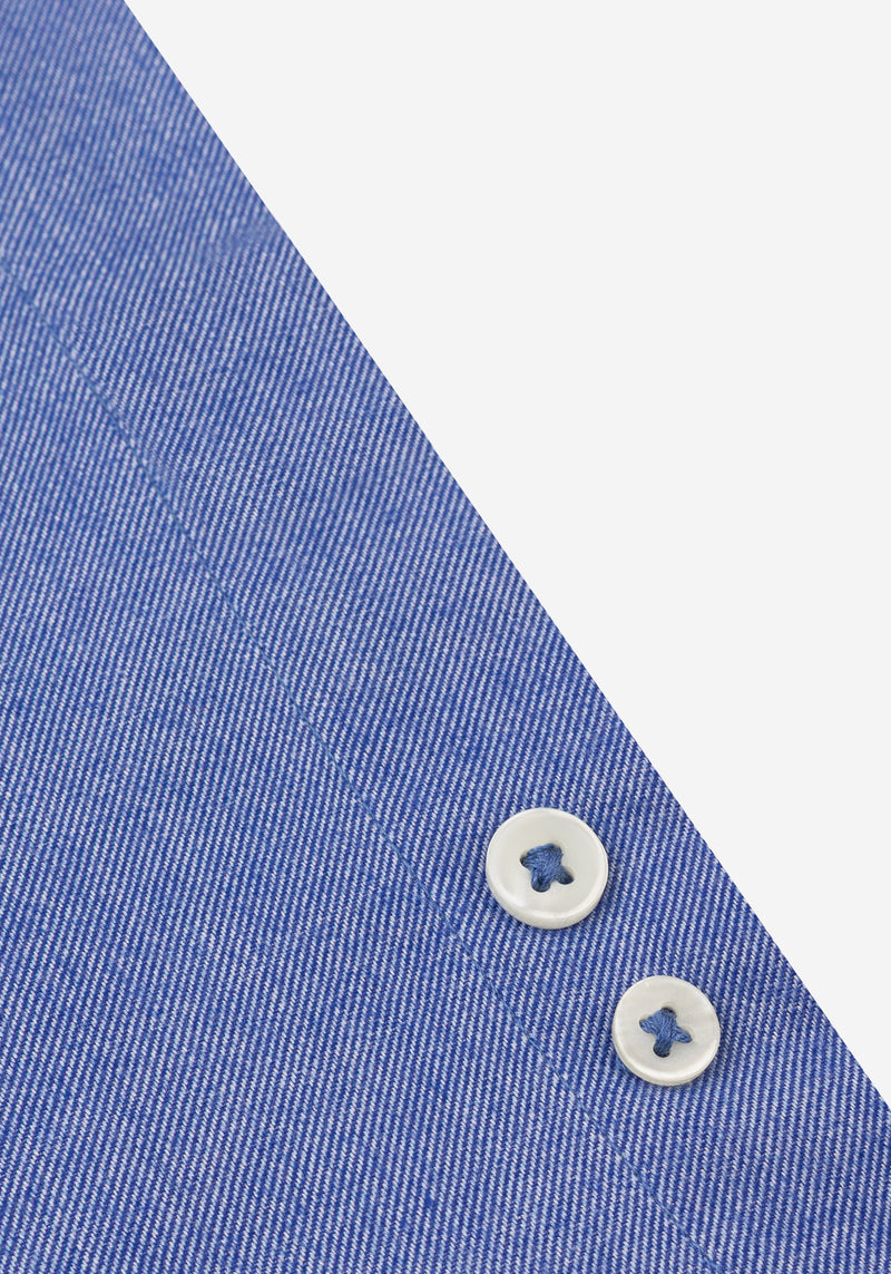 Slate Blue Flannel Shirt