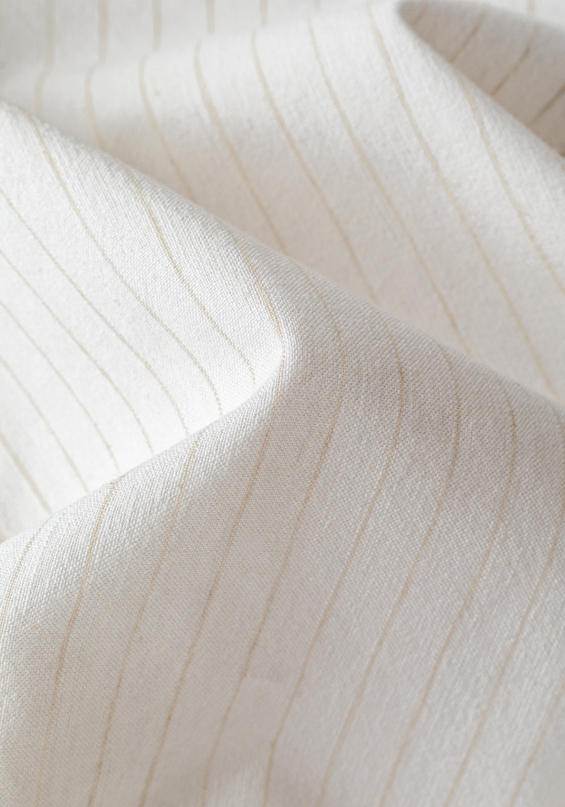 Resort Beige Stripe Cotton Tencel Linen Pants