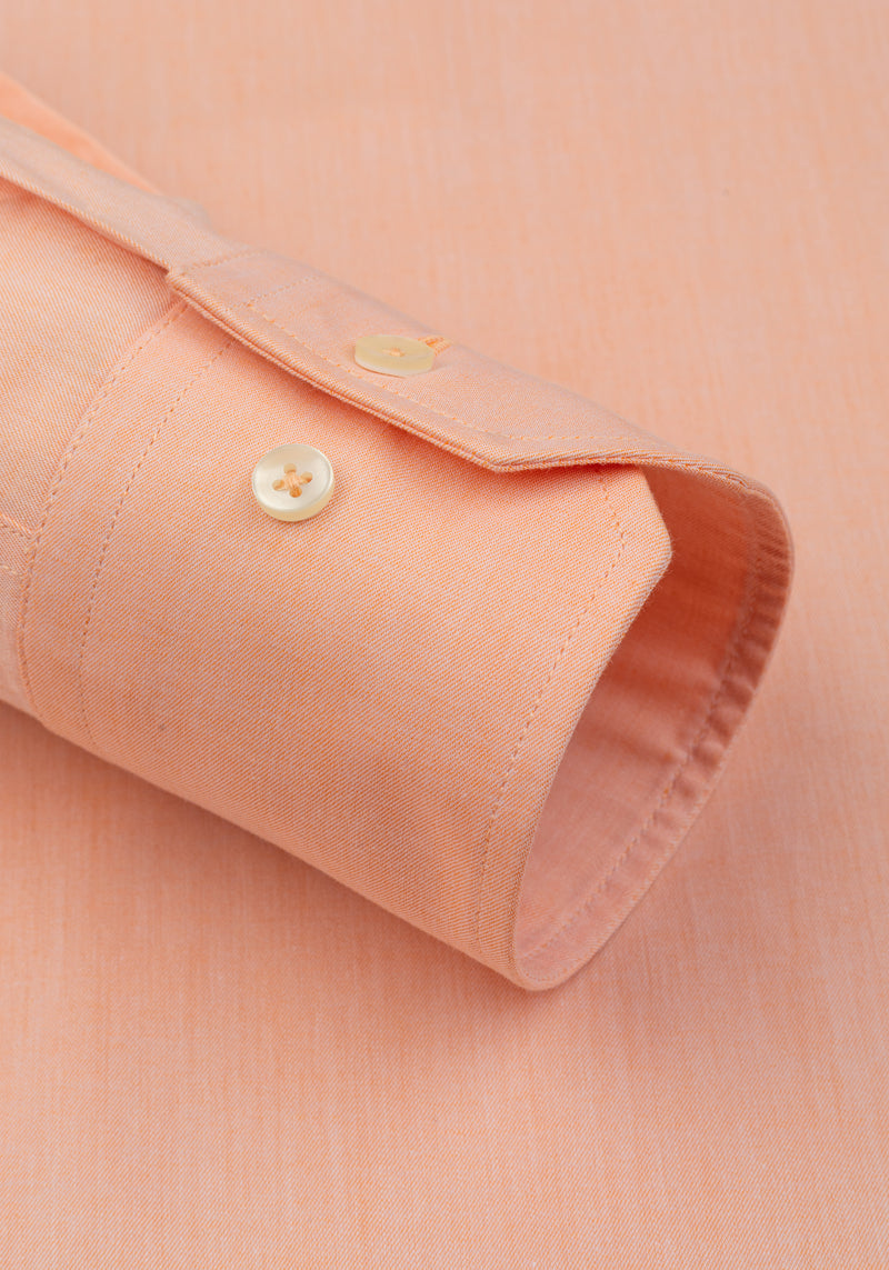 Sunset Orange Piqué Shirt