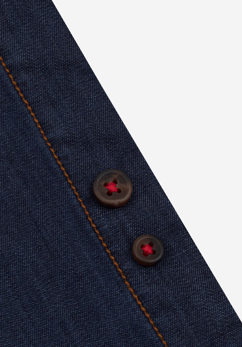 Nightfall Blue Washed Denim Shirt