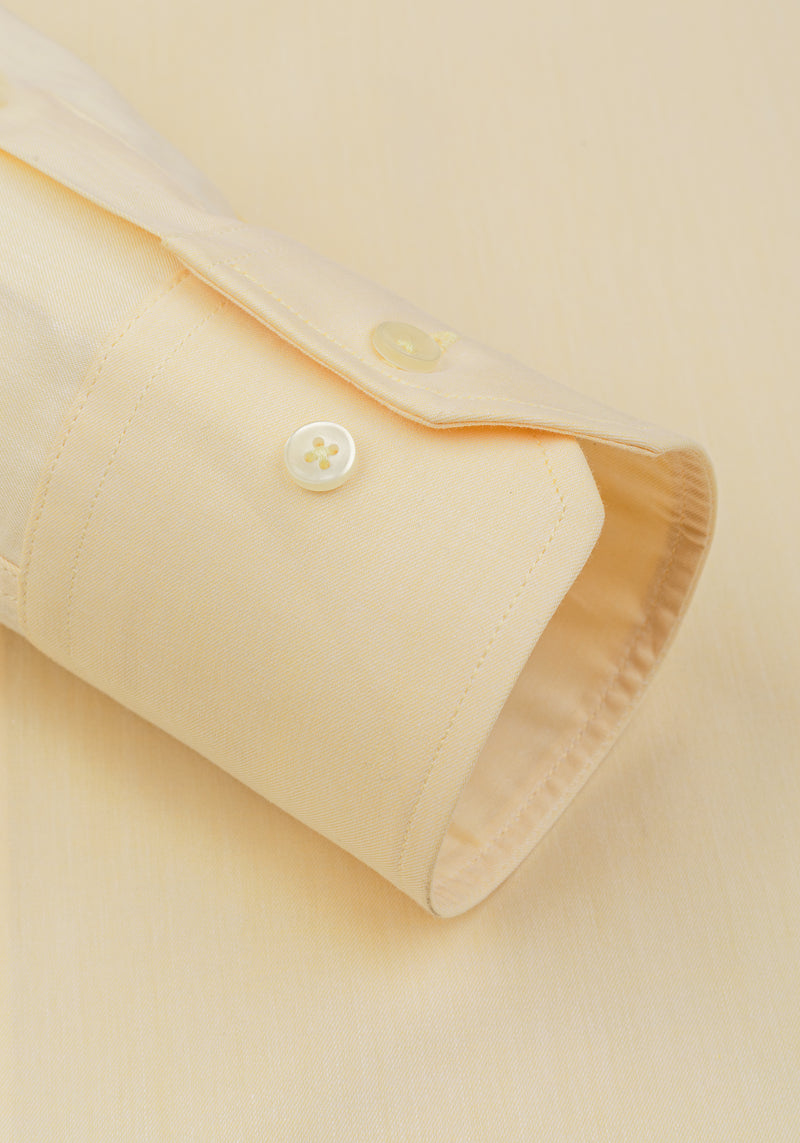 Pastel Yellow Piqué Shirt