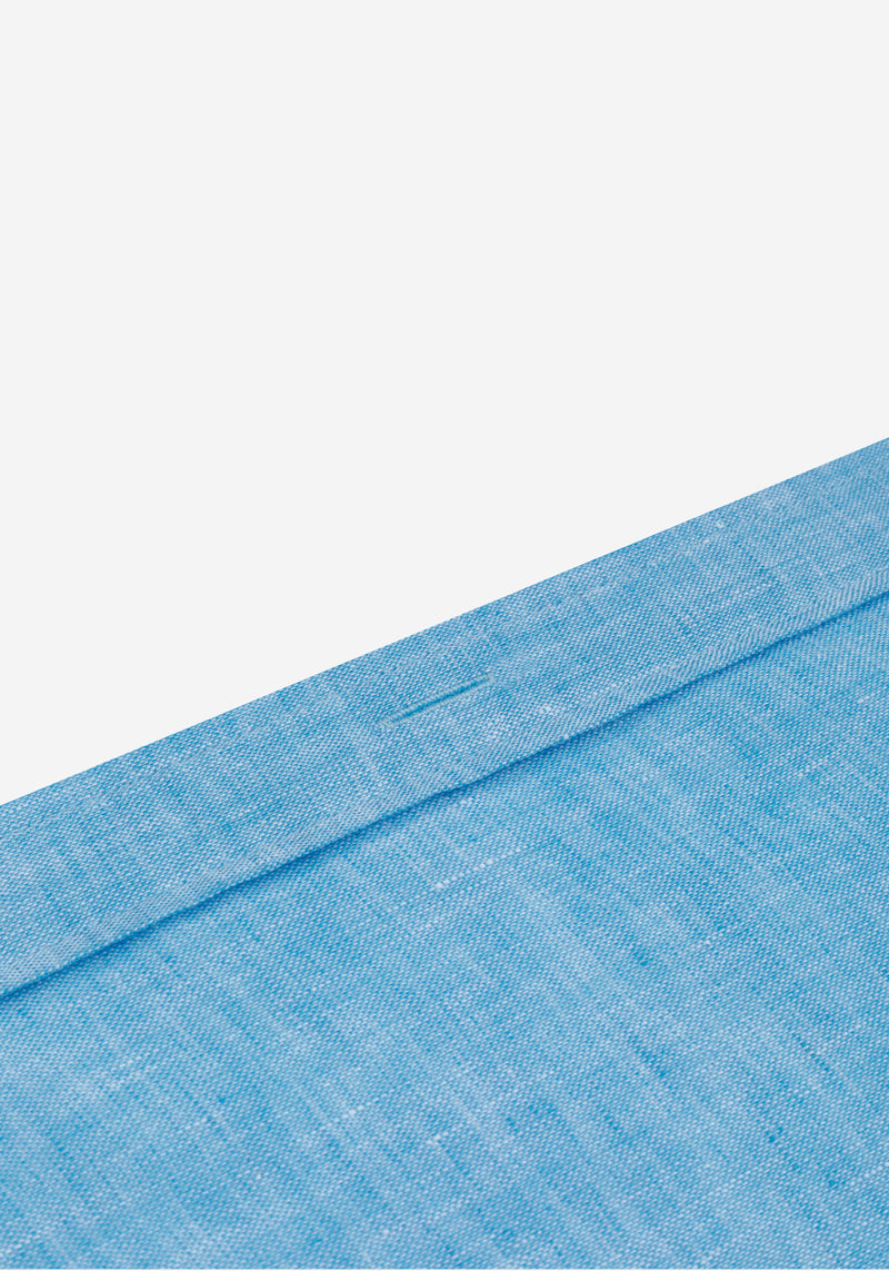 Coastal Blue Belgian Linen Shirt