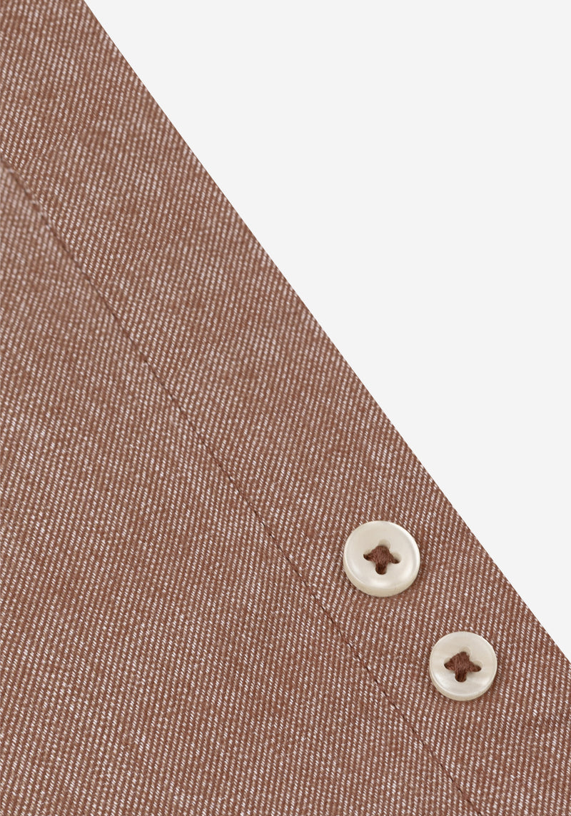 Cocoa Brown Flannel Shirt