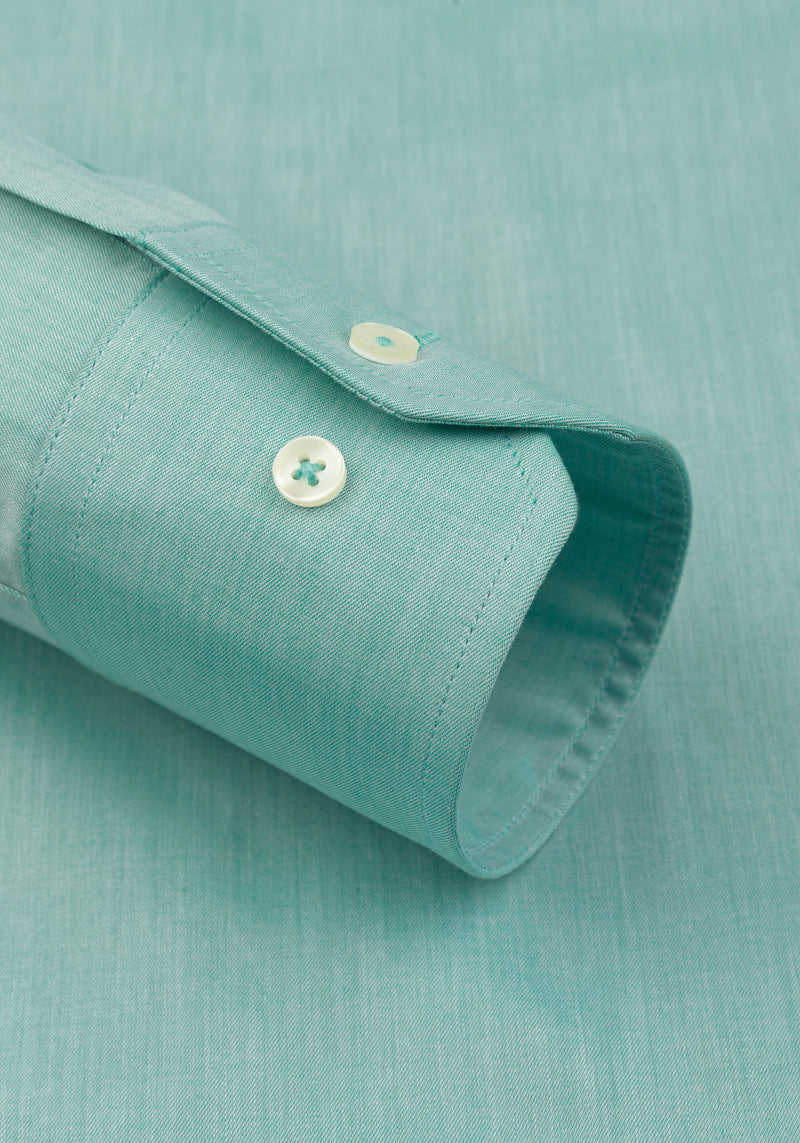 Jade Green Piqué Shirt