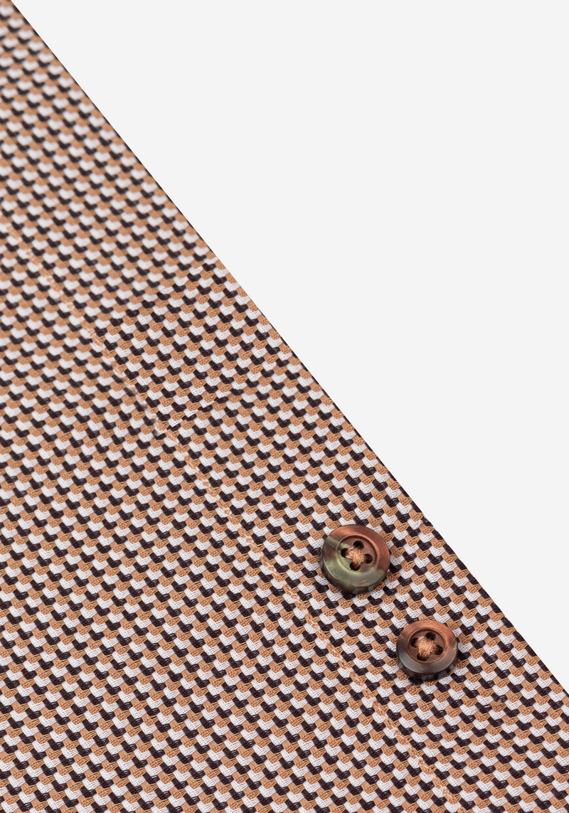 Clay Brown Multi-Check Signature Twill Shirt