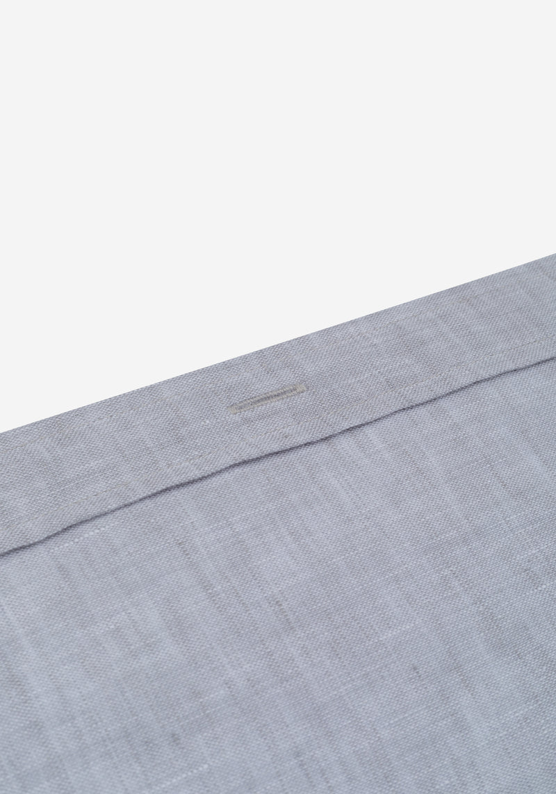 Slate Grey Belgian Linen Shirt