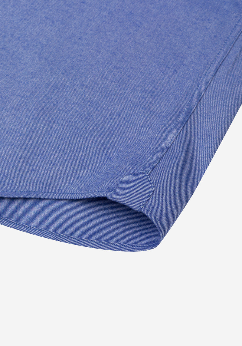 Slate Blue Flannel Shirt
