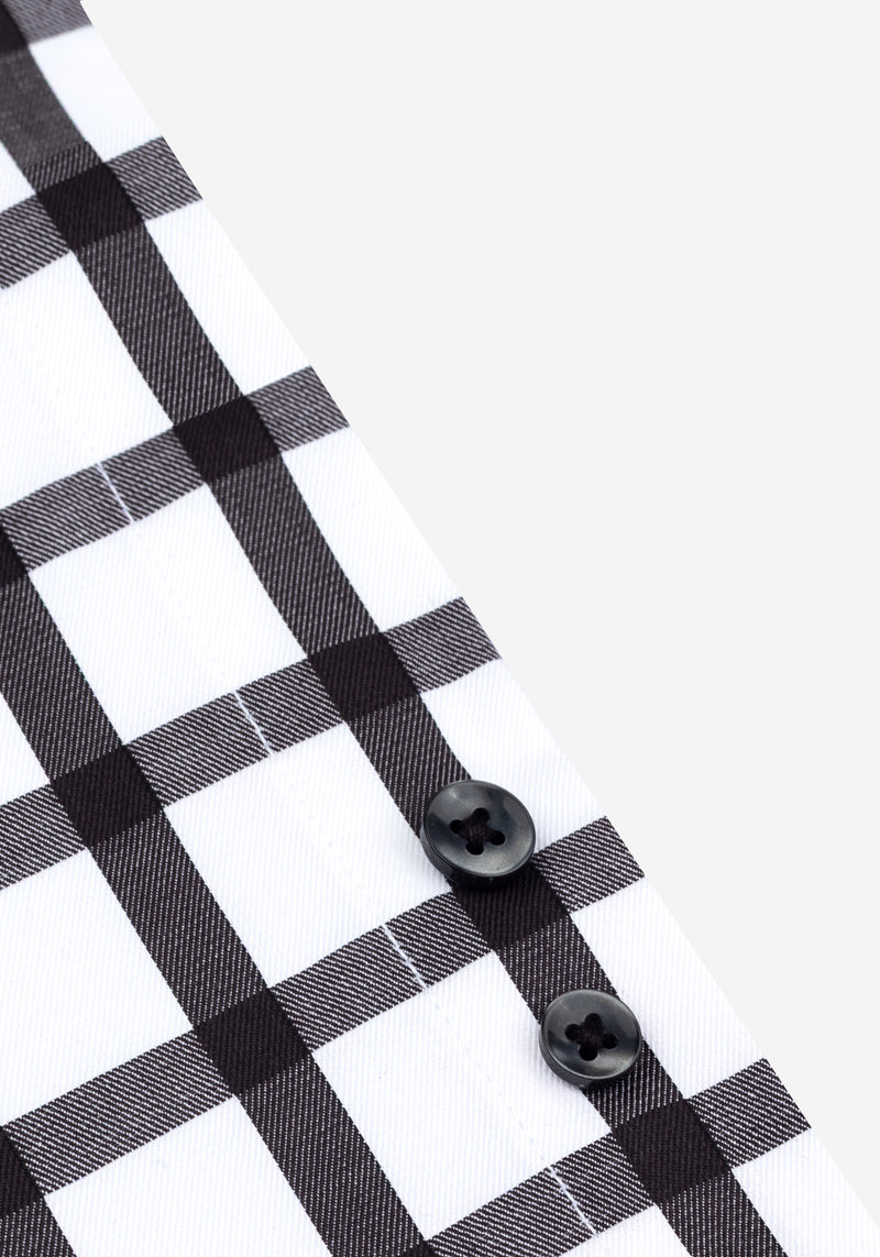 Slate Black Checked Signature Twill Shirt