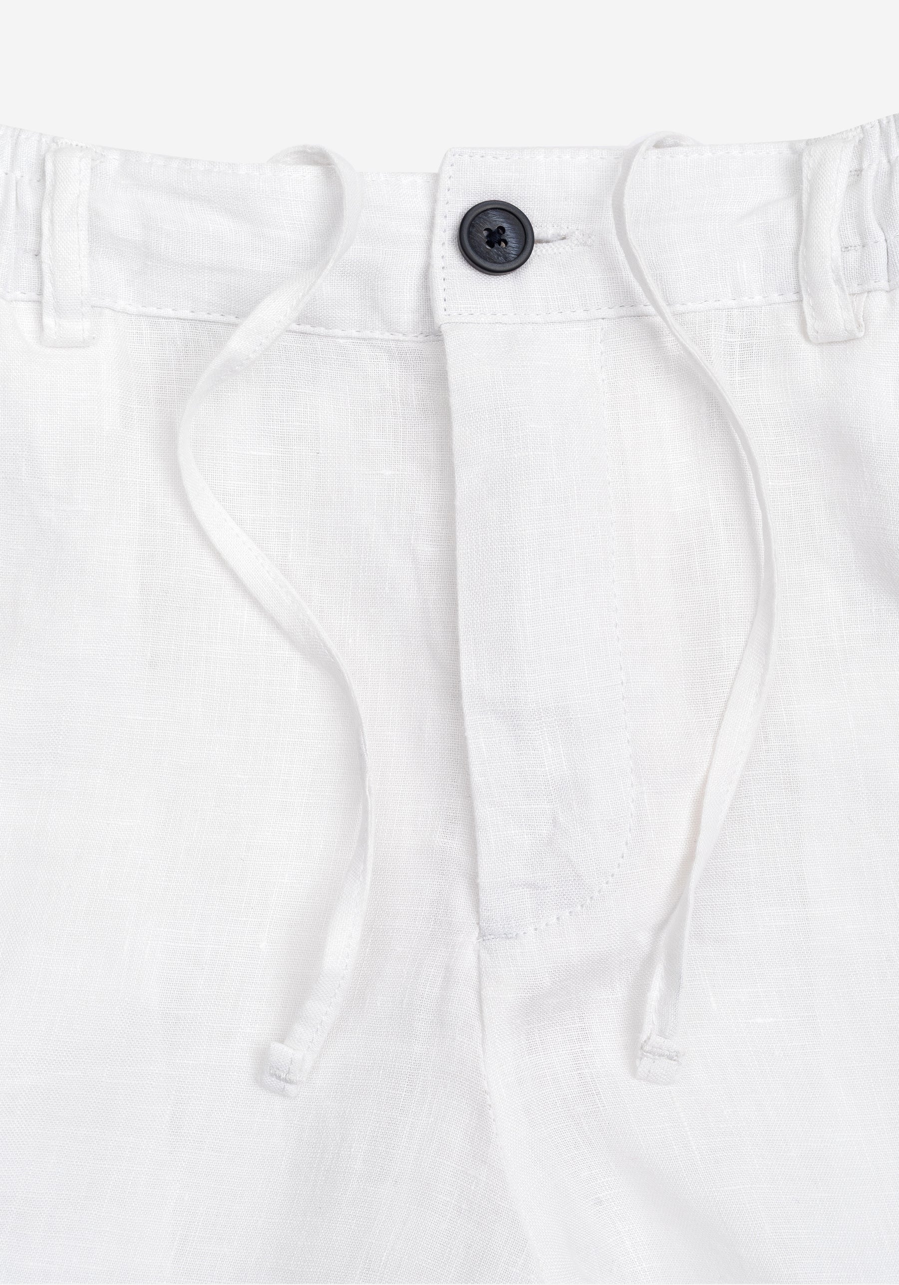 Moon White Soléa Pure Linen Pants