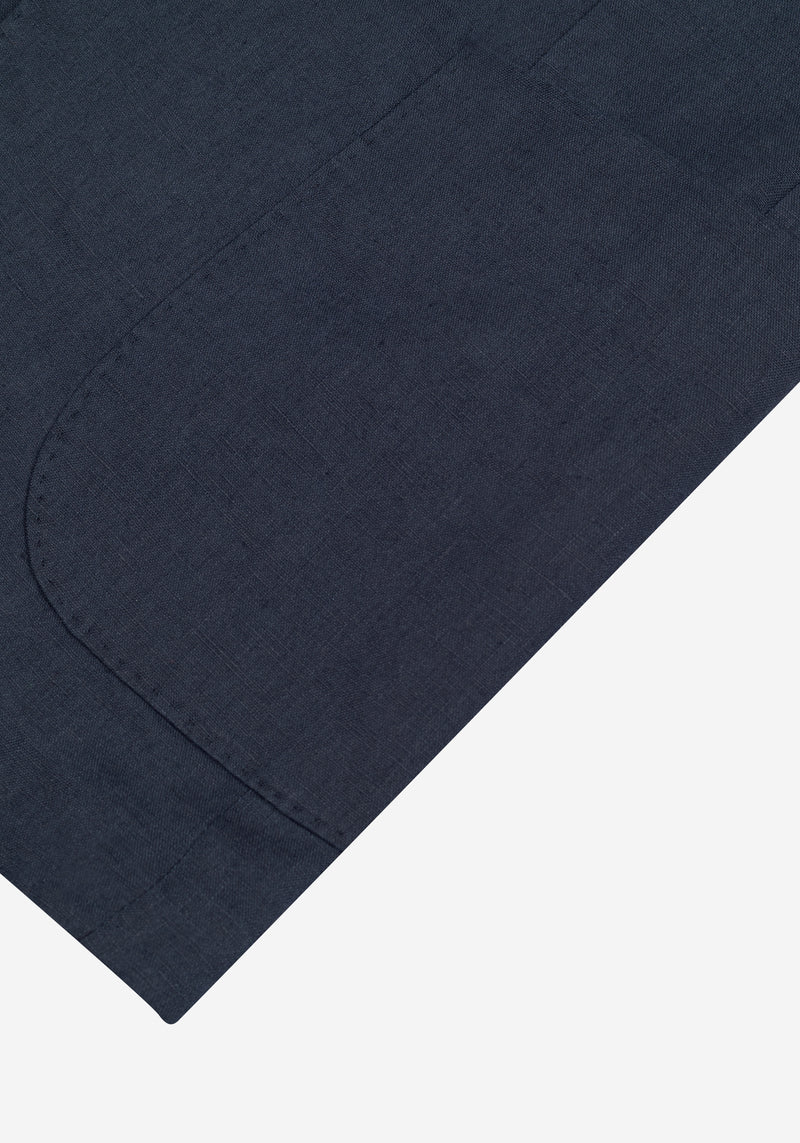 Ocean Dusk Pure Linen Blazer