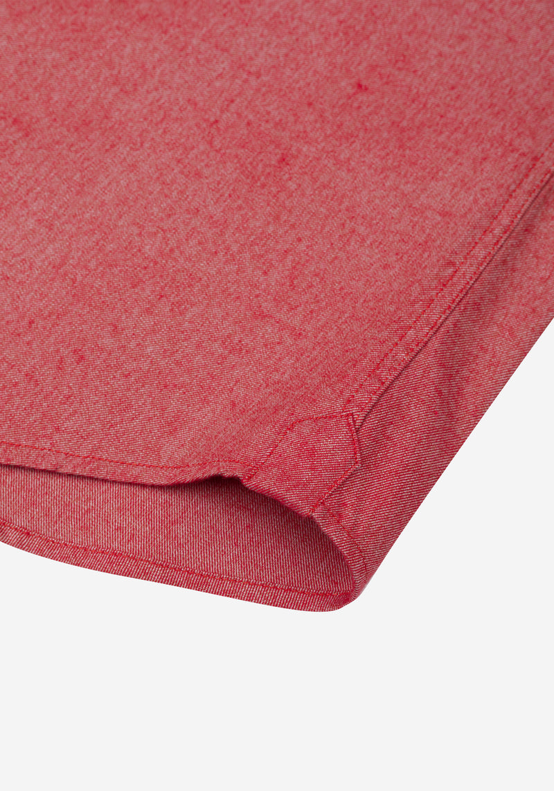 Claret Red Flannel Shirt