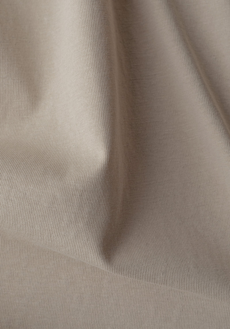 Barley Beige Cotton Polo Shirt