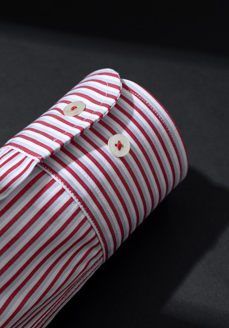 Fiesta Red Stripe Oxford Shirt