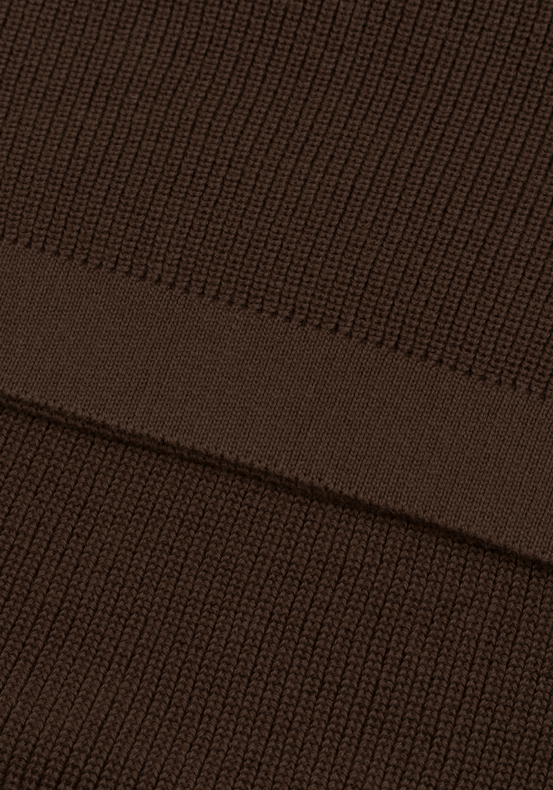Espresso Brown Heavy Knitted Cardigan