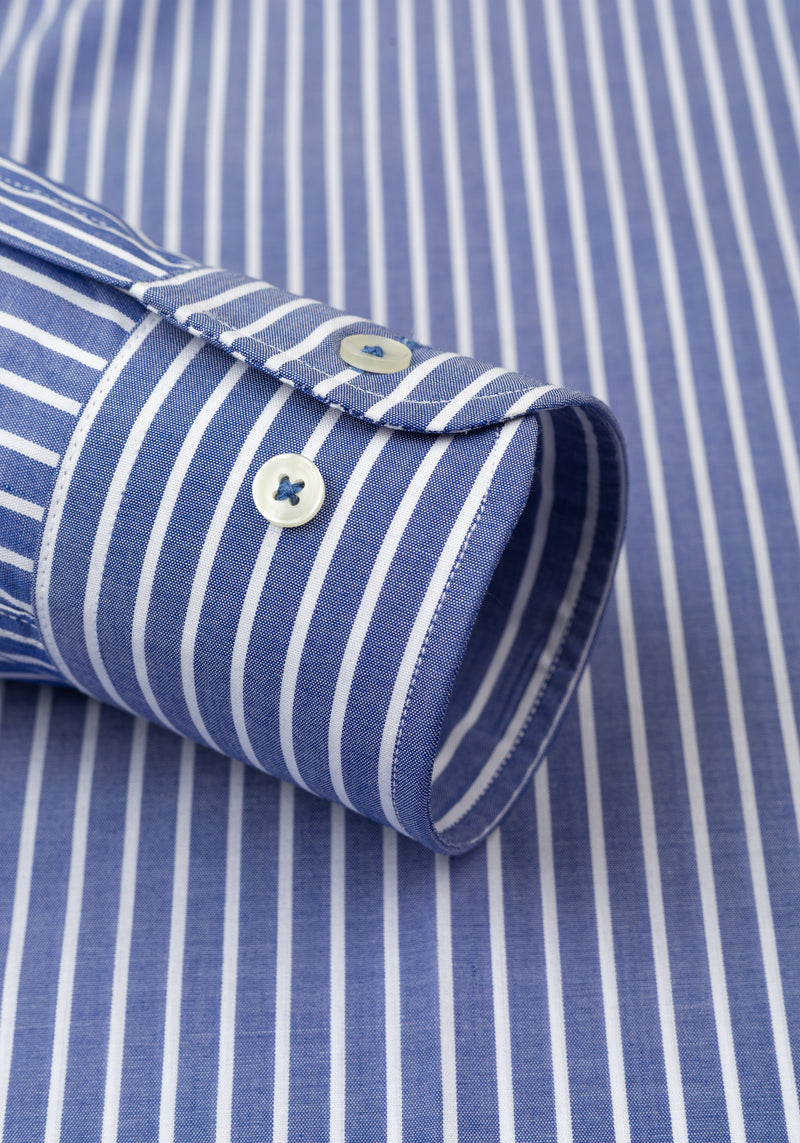 Vast Blue Stripe Poplin Shirt