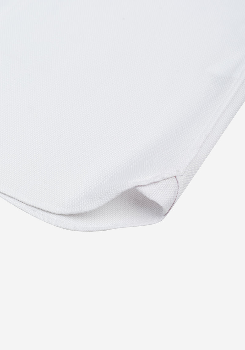 Frost White Basket Weave Shirt