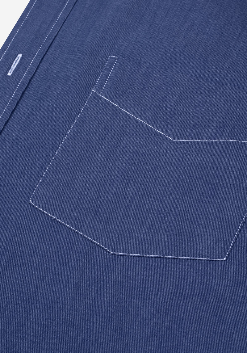 Admiral Blue Twill Shirt