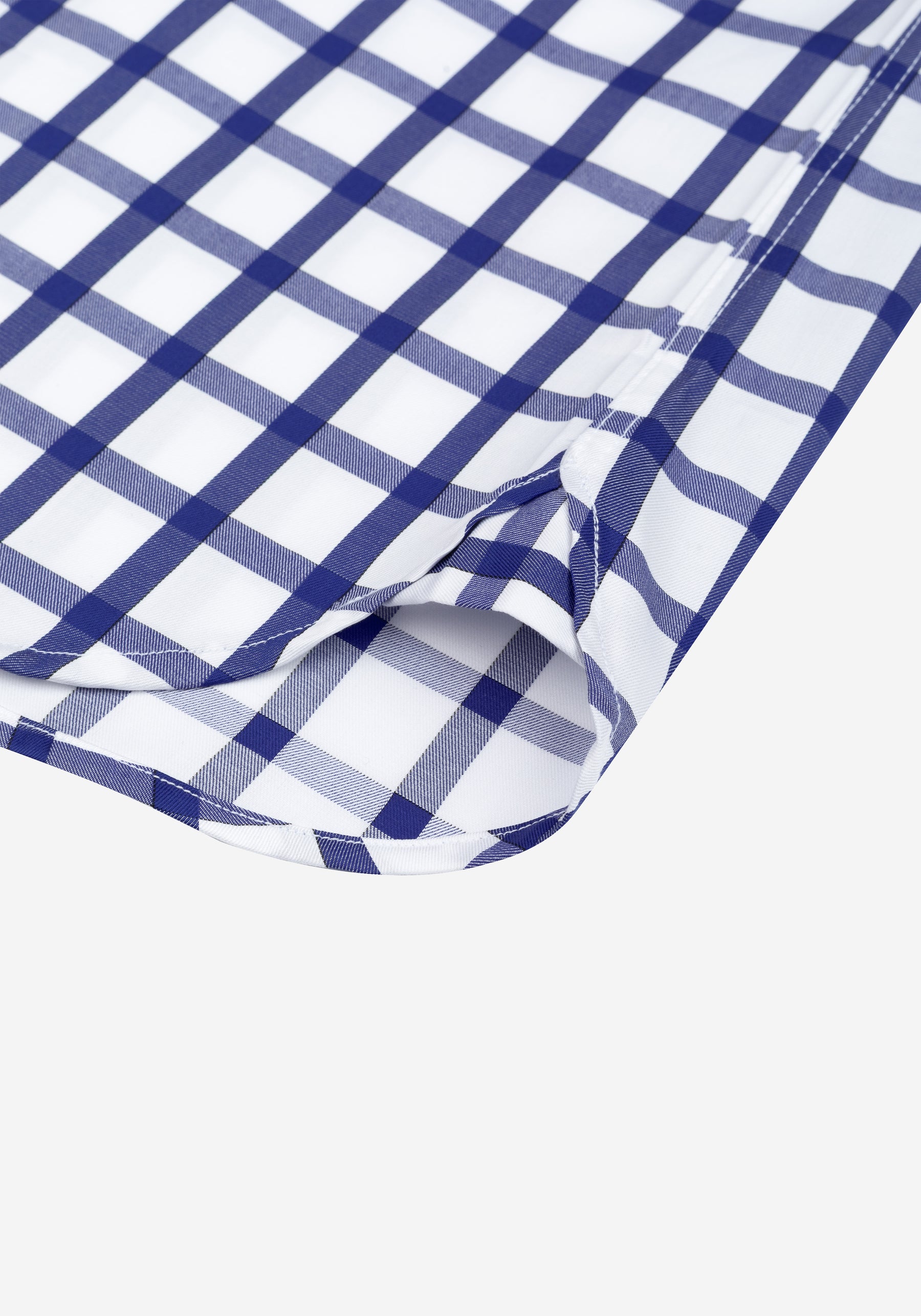 Atlantic Blue Checked Signature Twill Shirt