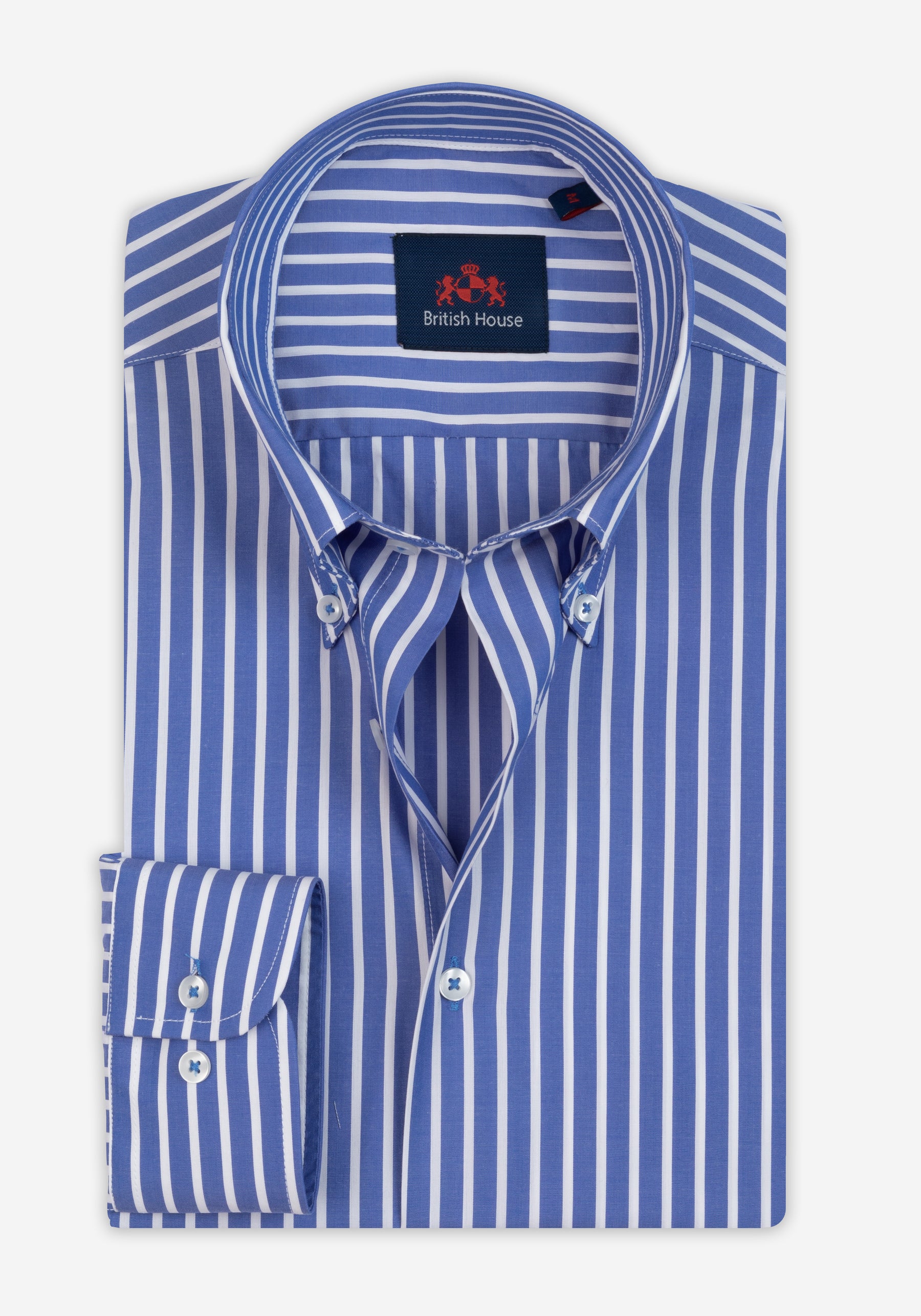Deep Blue Tencel Cotton Shirt