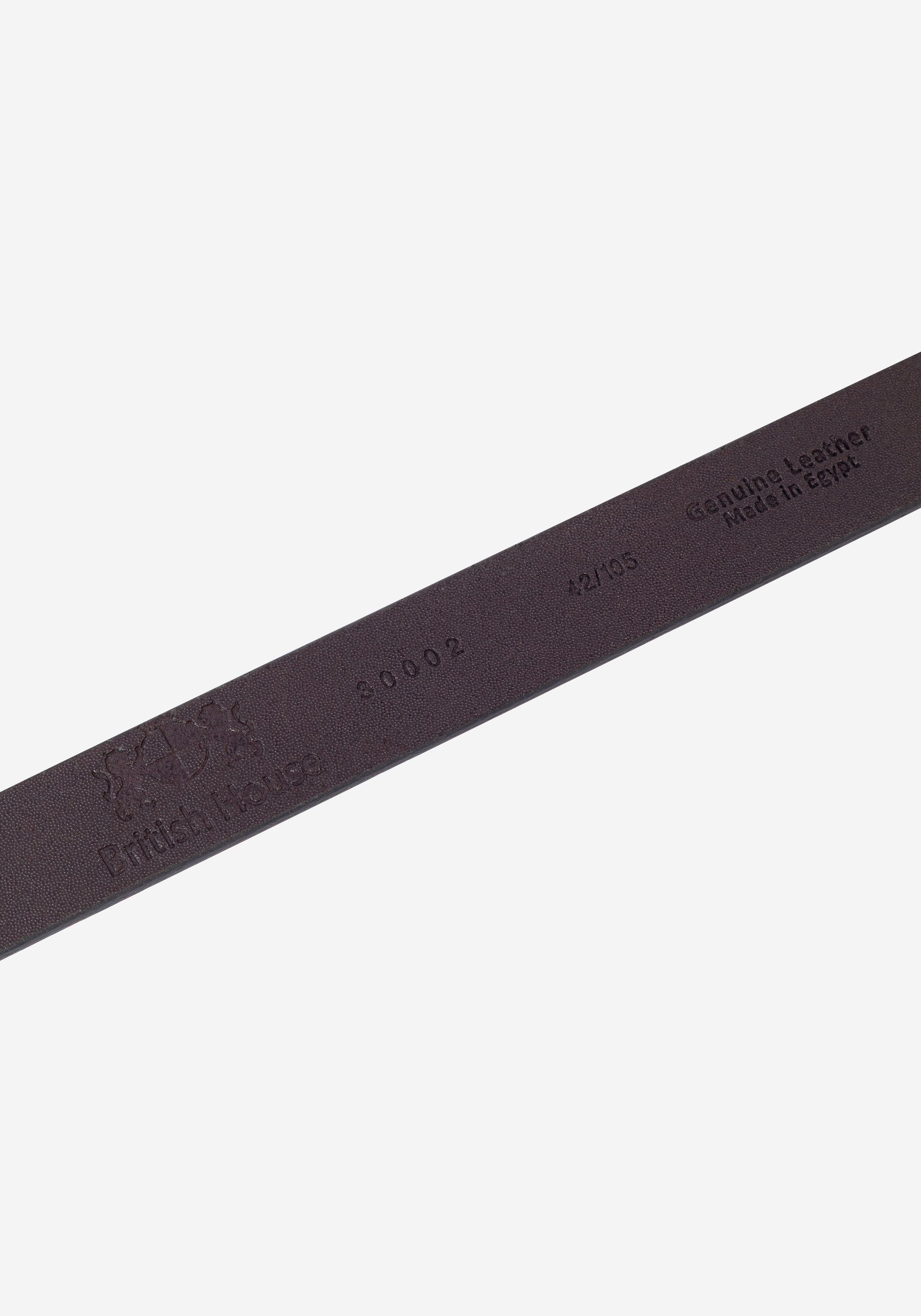 Pure Brown Leather Belt