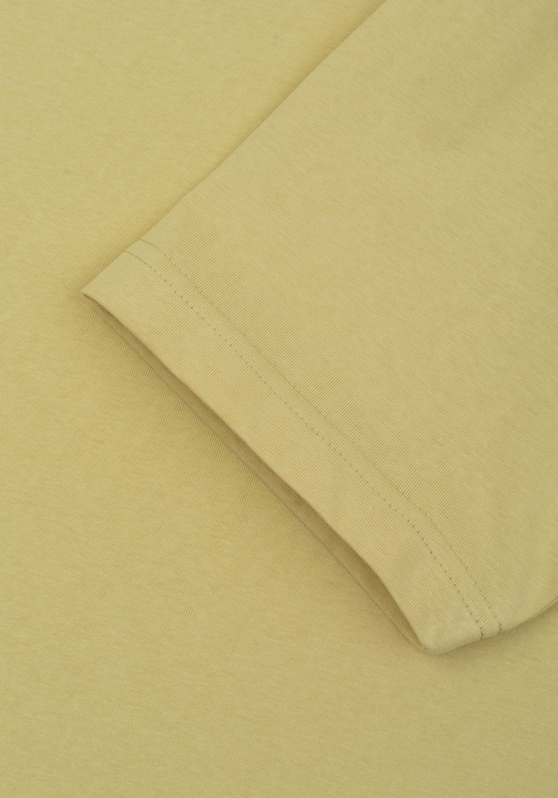 Mustard Yellow Cotton Polo Shirt