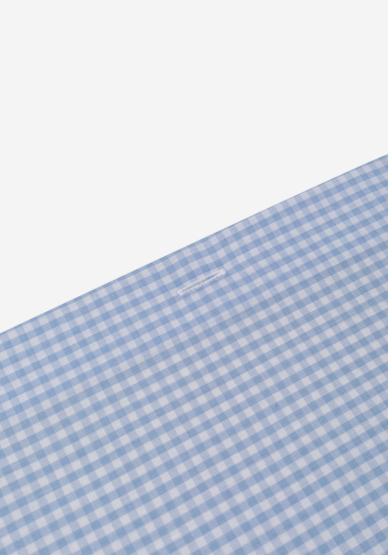 Horizon Blue Checked Poplin Shirt