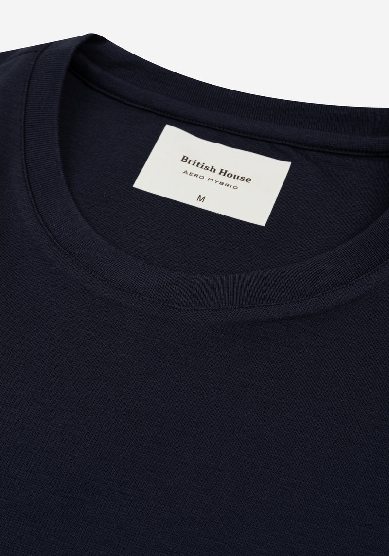 Marine Navy Aero-Hybrid T-Shirt