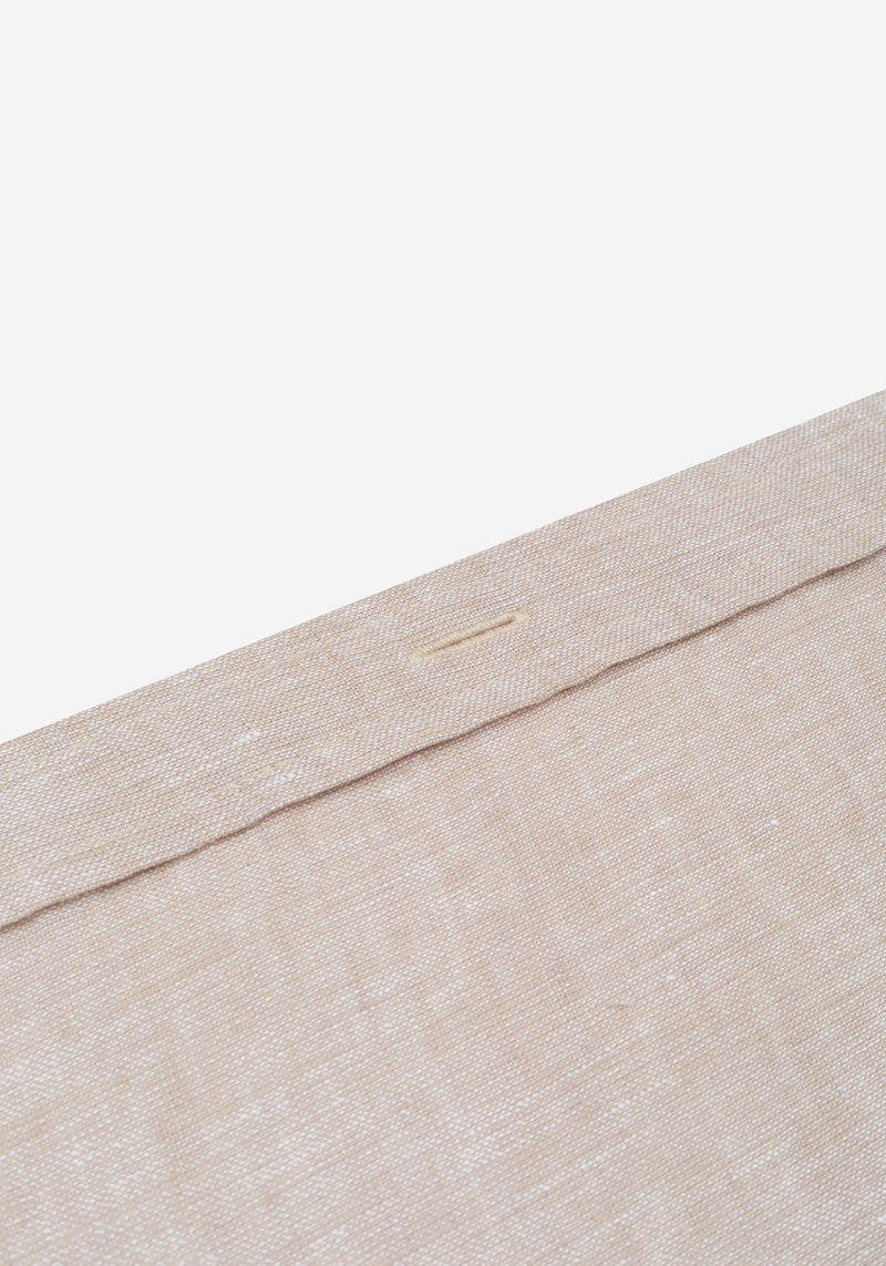 Sand Beige Belgian Linen Shirt