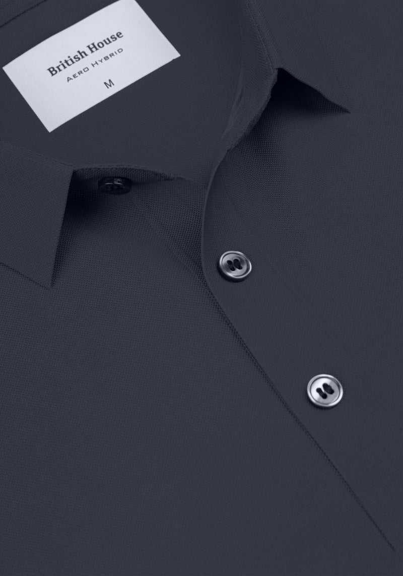 Slate Grey Aero-Hybrid Polo Shirt