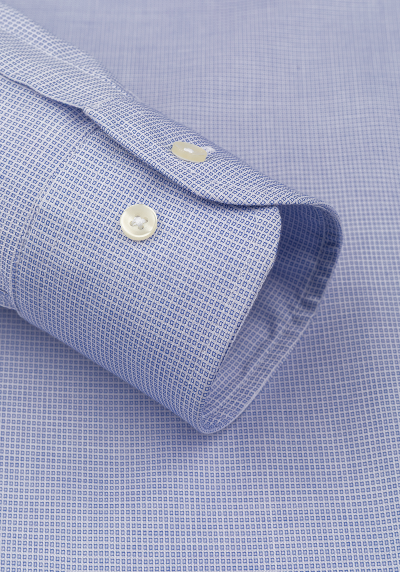 Cornflower Blue Dobby Shirt