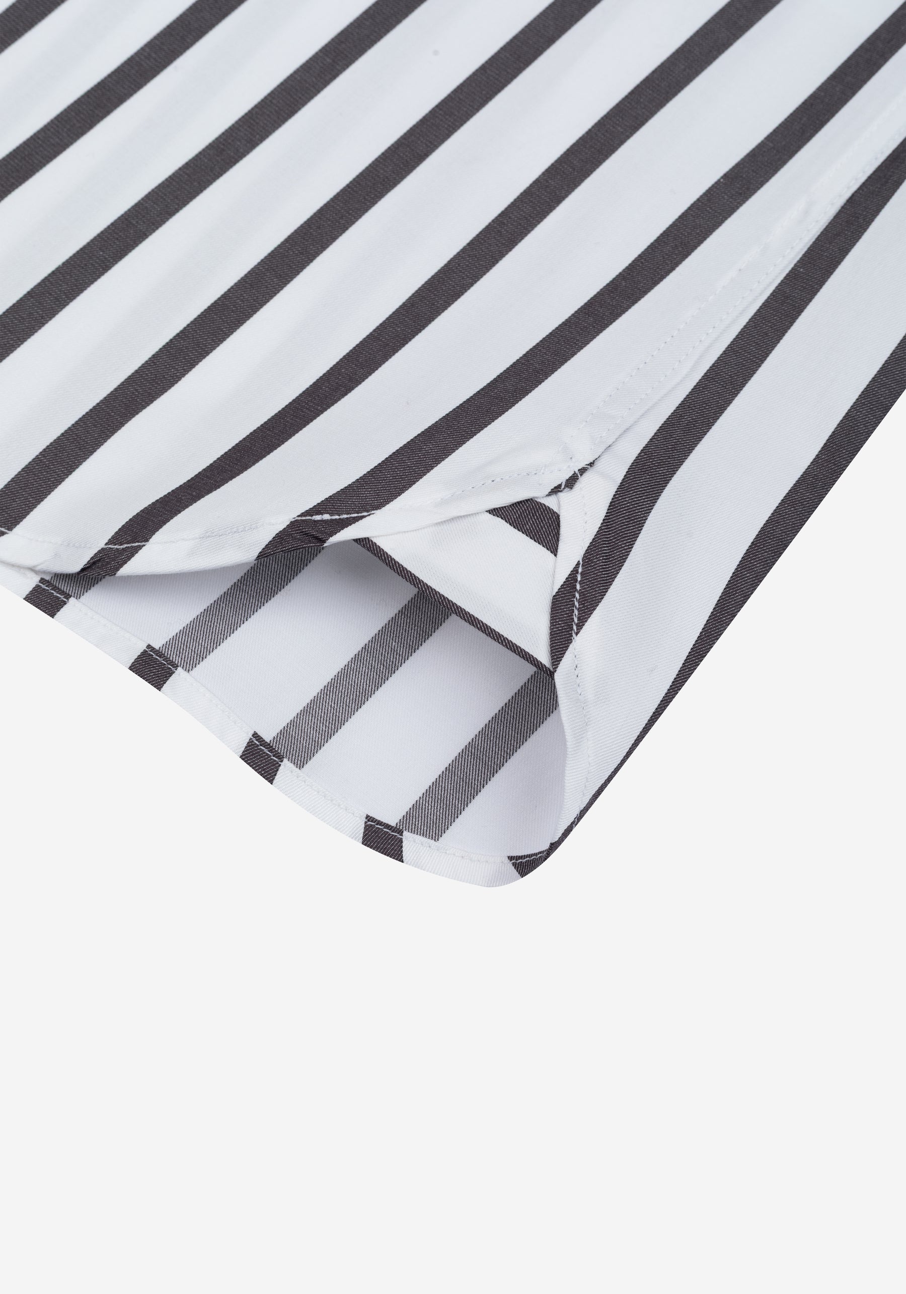Onyx Black Stripe Signature Twill Shirt