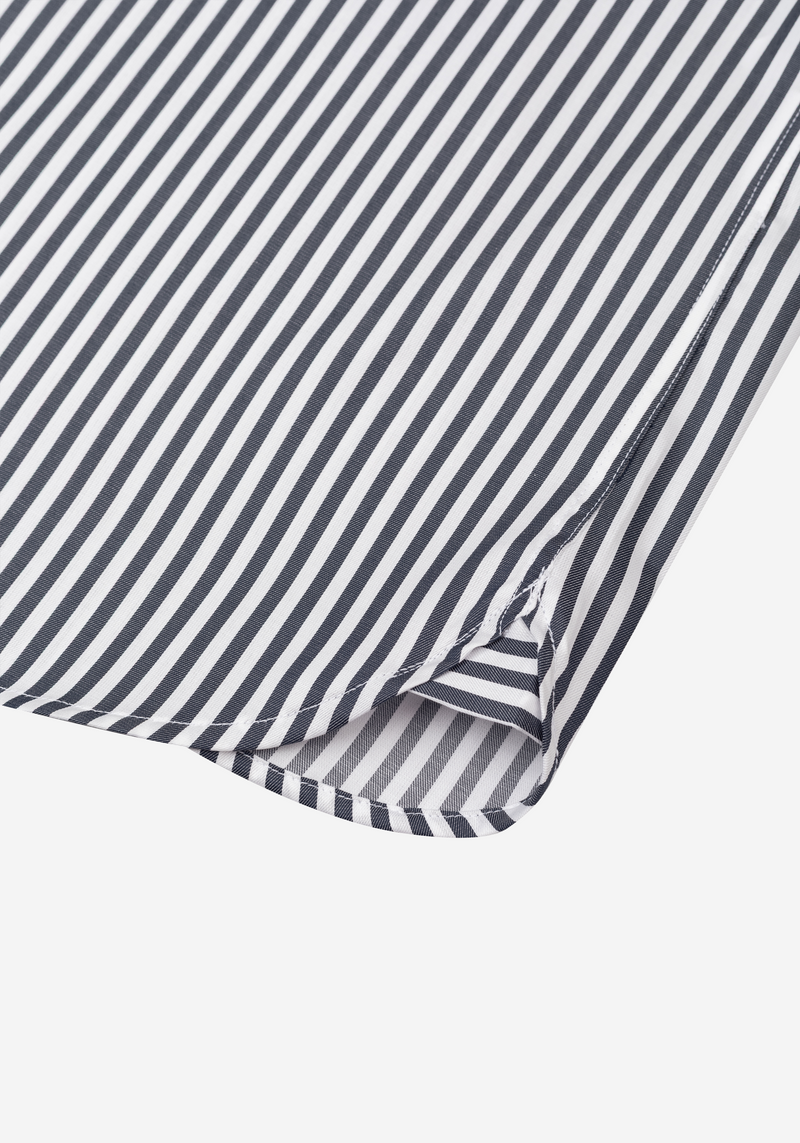 Deep Navy Stripe Signature Twill Shirt