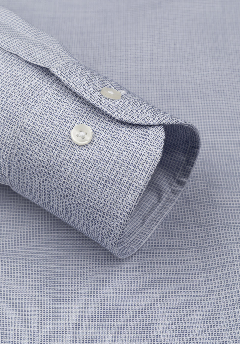 Mist Blue Dobby Shirt