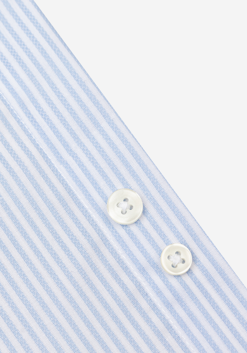 Nordic Blue Stripe Poplin Shirt