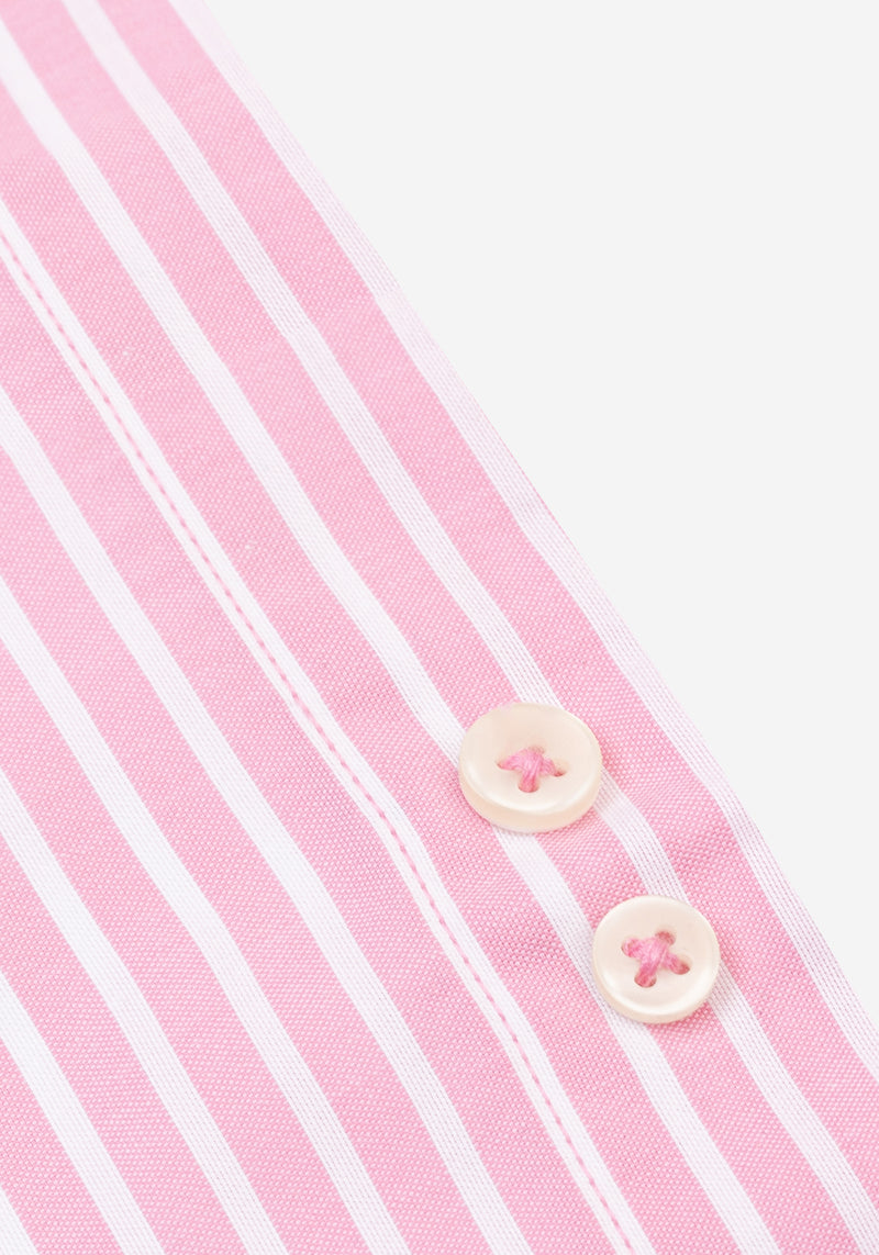 Camellia Pink Stripe Signature Twill Shirt