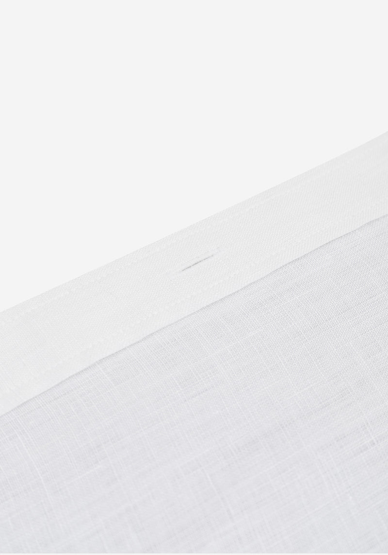 Vanilla White Belgian Linen Shirt