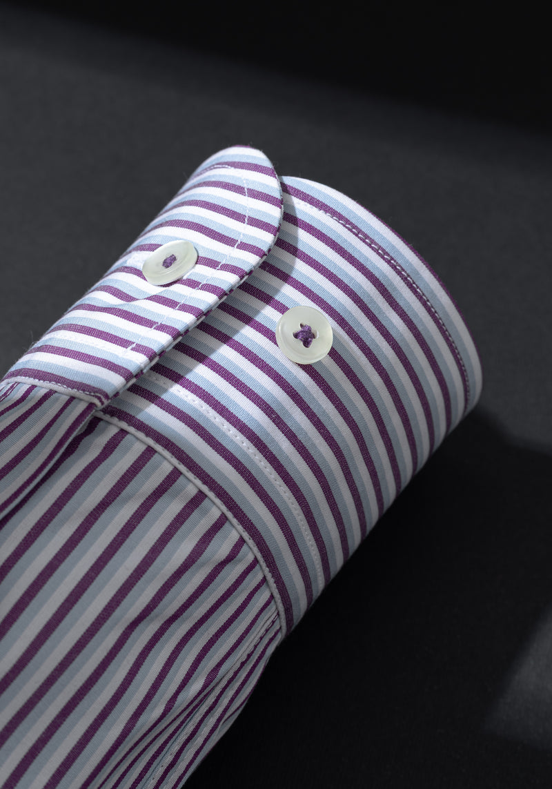 Mulberry Stripe Oxford Shirt