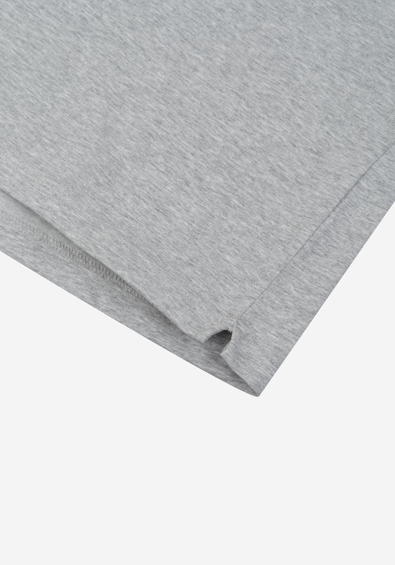 Cloud Grey Cotton Polo Shirt