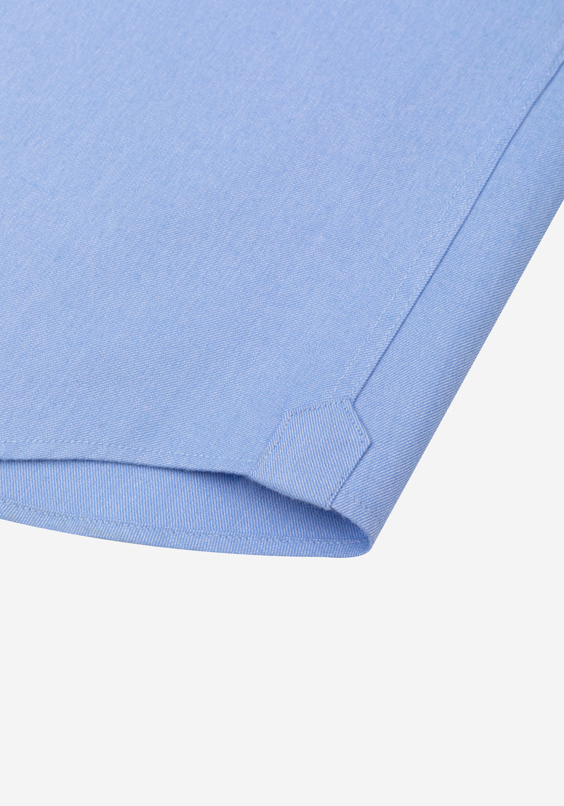 Mist Blue Flannel Shirt