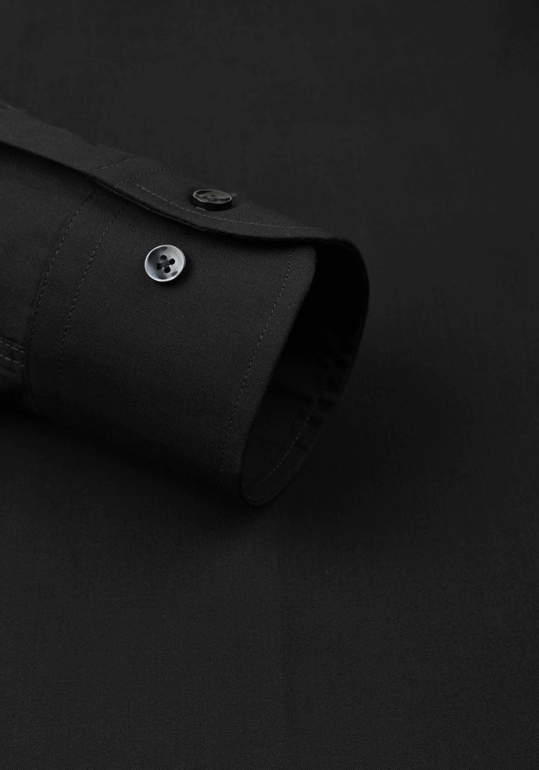 Carbon Black Chambray Shirt
